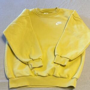 Nike Kids Yellow Sweatshirt
